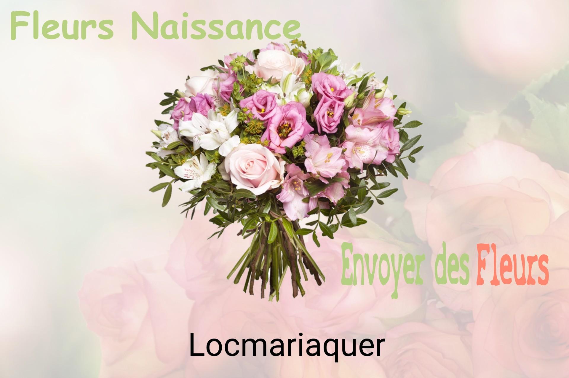 Bouquet de fleurs de naissance livré à Locmariaquer